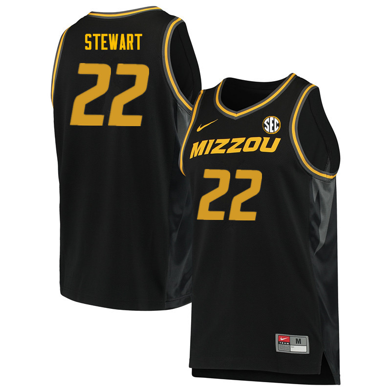 Men #22 Norm Stewart Missouri Tigers College Basketball Jerseys Sale-Black